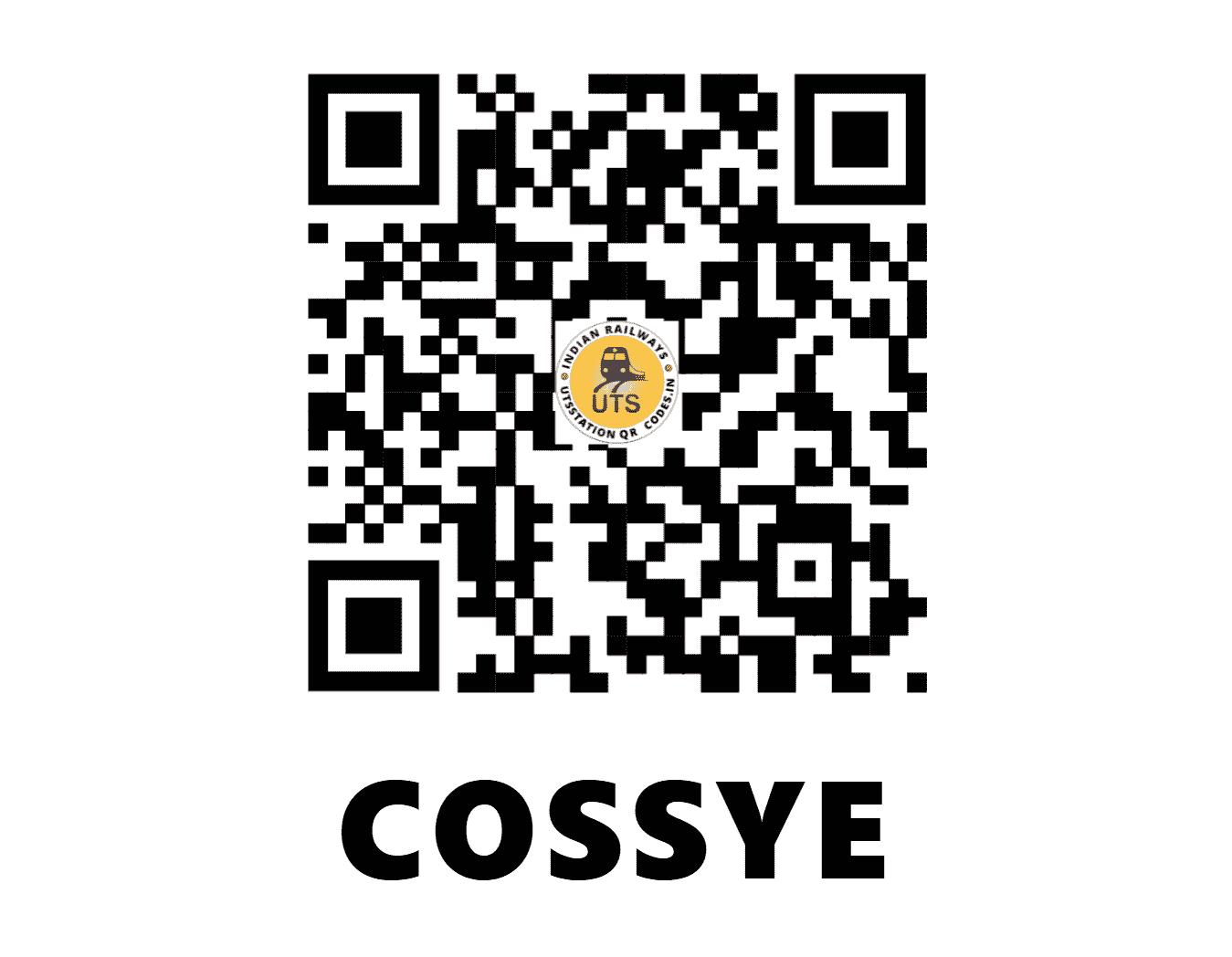 UTS QR Code for COSSYE - CSY - SE (WEST BENGAL)